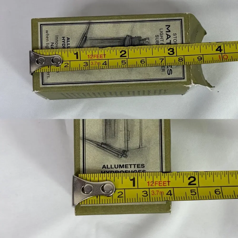 Restoration Hardware Storm proof Matches In Container And Box, camping, hiking